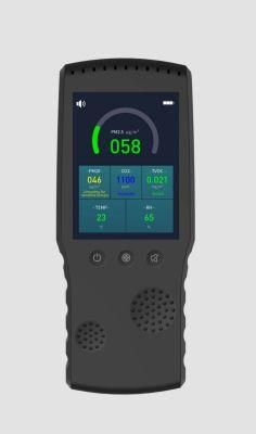 Gas Analyzer CO2 Pm2 5 Tvoc Pm10 Air Quality Monitor Good Quality Portable Detector Meter