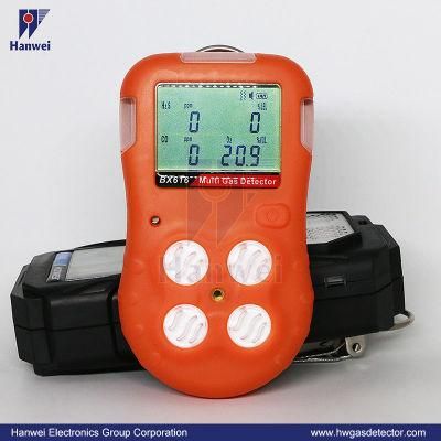 Diffusion Type Industrial Portable Multi Gas Detector for Confined Space (LEL, O2, H2S and CO)