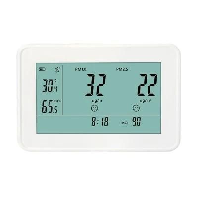Haze Concentration Temperature and Humidity Monitor Portable Pm10 Air Quality Meter