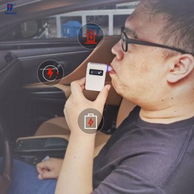 2020 Highly Sensitive Handheld Fuel Cell Alcohol Tester Adjustable Alarming Threshold