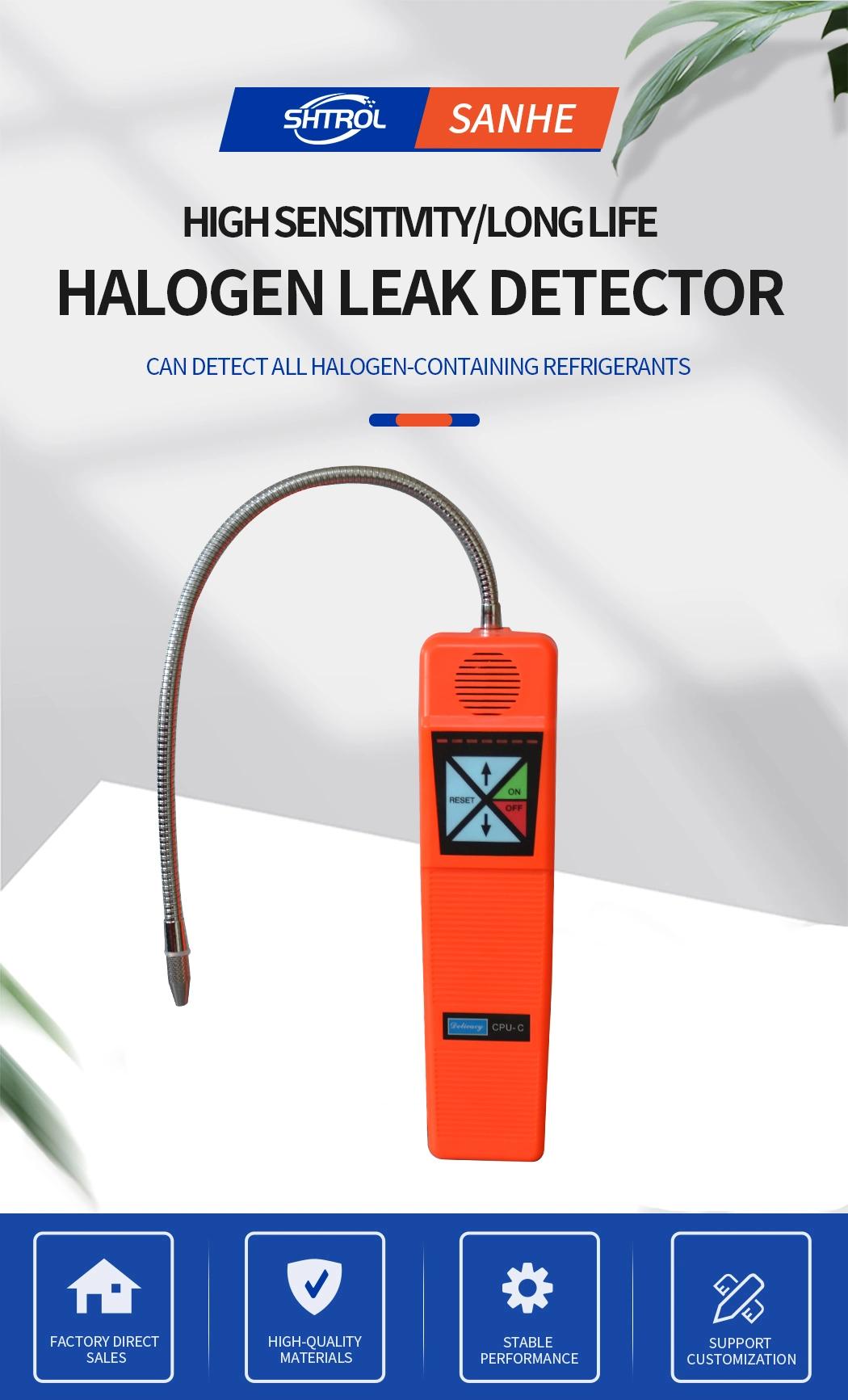 Halogen Leak Detector CPU-C Air Conditioning Halogen Leak Detector Air Conditioning Leak Detection Refrigerant Car Leak Detector