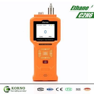Ethane C2h6 Handheld Mini Gas Detector Portable C2h6 Detector with Pump