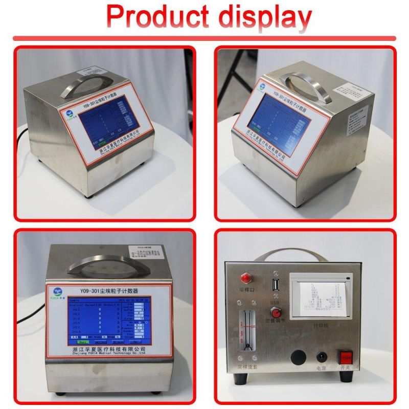 Sugold Y09-301LCD Factory Portable Dust Counter Airborne Particle Counter
