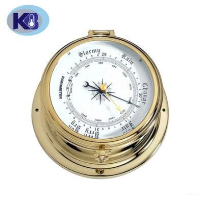 Brass Case Marine Barometer Opening Center Window Dial 180mm