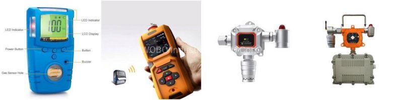 He Ne D2 O2 N2o Gas Detector with Monitoring System