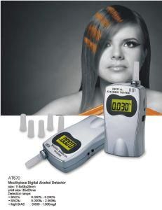 Promotional 4-Digit Breathalyzer, Auto Power-off, Low Voltage Indicator, OEM Orders Are Welcomed (AT570)