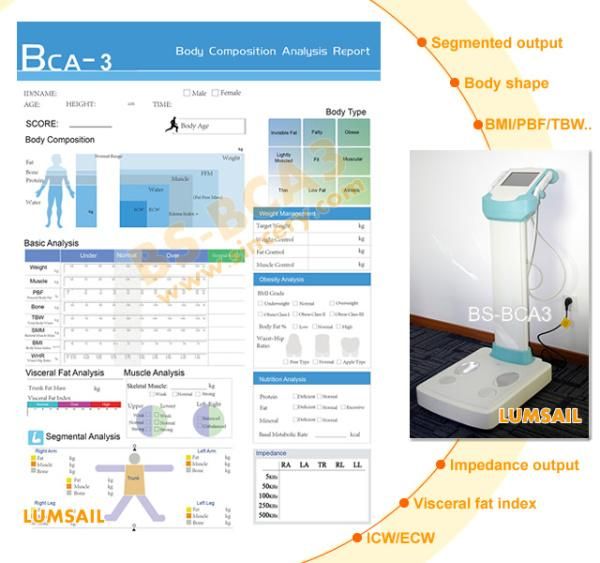 Body Composition Analyzer Analysis Instruments for Clinic Health Centre