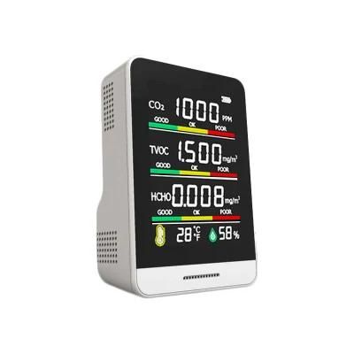 Carbon Monoxide Detector Multifunctional CO2 Tester Humidity Sensor Tester Gas Detector